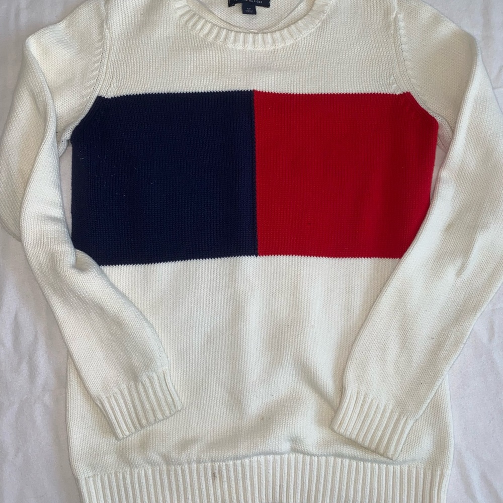Womens Tommy Hilfiger Logo Sweater